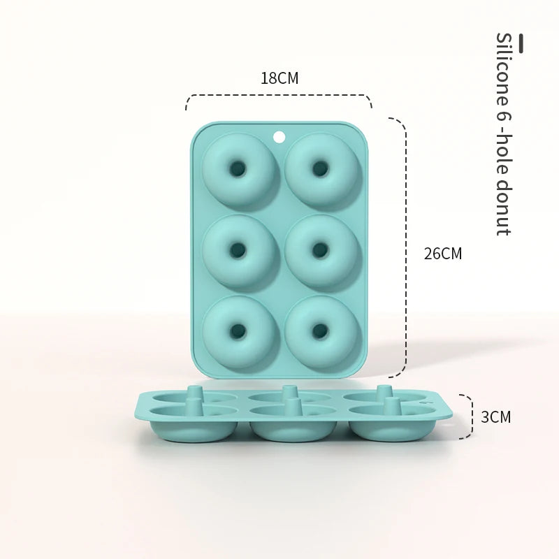 3D Silicone Cake Mold Decorating Tool for Pastry, DIY Cake Pan, Fluted Tube Pan and Airfryer Bakeware Accessories