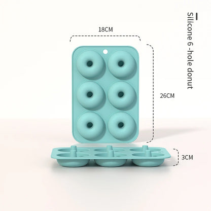 3D Silicone Cake Mold Decorating Tool for Pastry, DIY Cake Pan, Fluted Tube Pan and Airfryer Bakeware Accessories