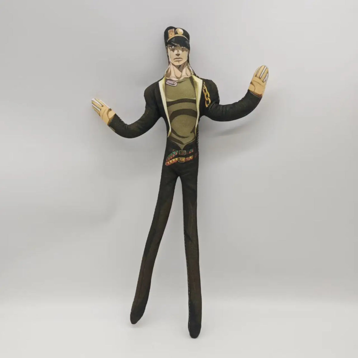 28cm JoJo's Bizarre Adventure Plush Doll - Jotaro, Joseph, Gyro & Johnny Anime Collectible Cosplay Gift