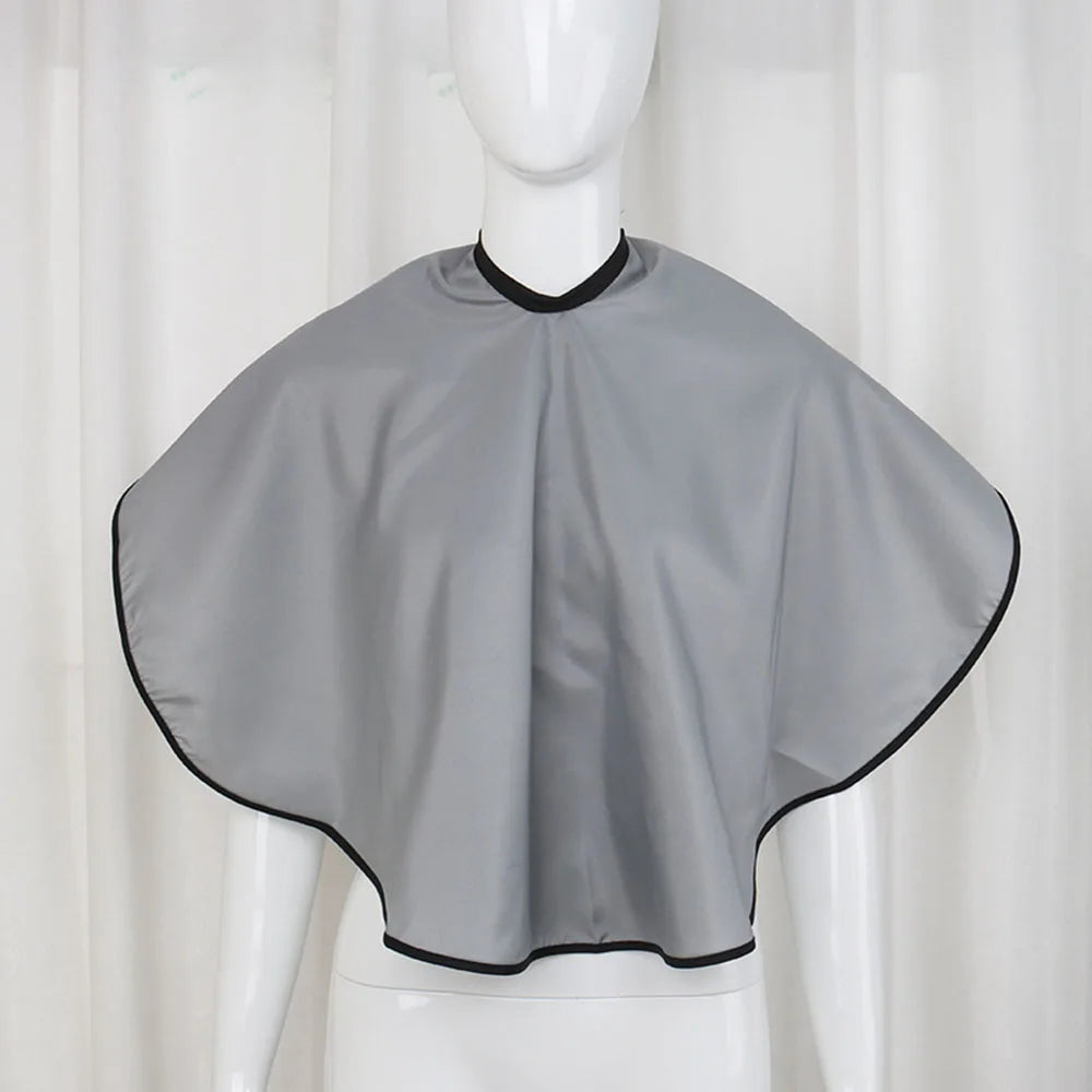 Hair Dye Tools – Short Square Black Waterproof Hairdressing Cape, Barber Salon Cutting Cloth Wrap