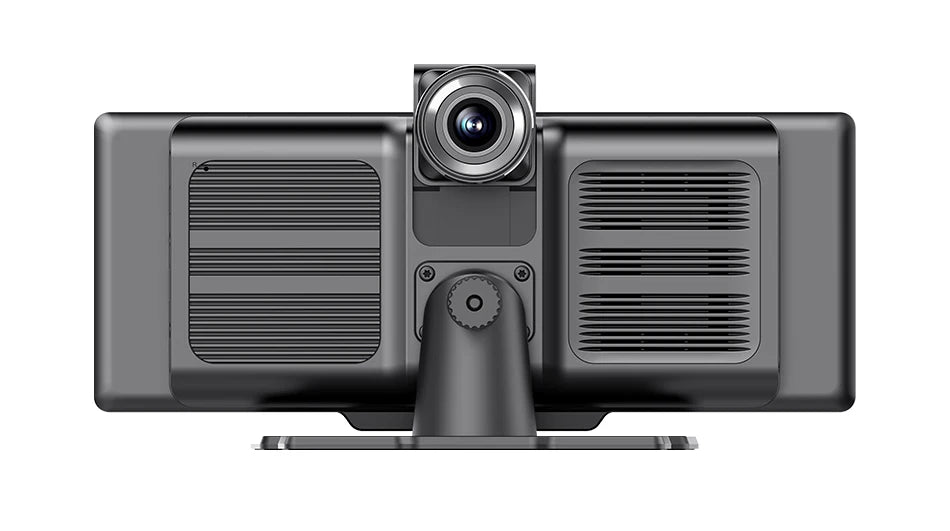 10.26'' 4K Dash Cam Car Mirror Video Player - Wireless CarPlay, Android Auto, GPS, and Rearview Camera Monitor