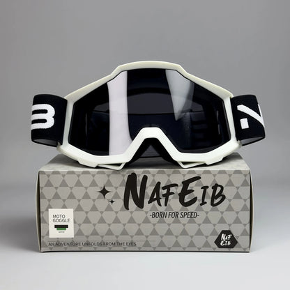NAFEIB N17 Motorcycle Goggles – Motocross, Cycling & Off-Road Sport Glasses for MTB, ATV & Dirt Bike
