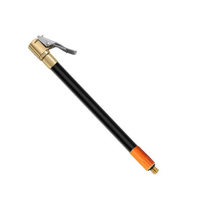 M6 Thread-Locking Air Chuck - Fine-Thread Tire Valve Connector with Air Tube for Integrated Air Pumps