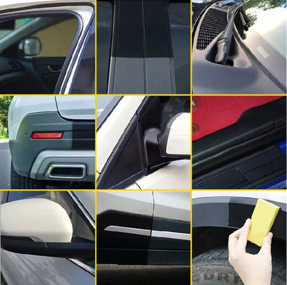 Hydroshine Ceramic Trim Restorer Gel — Plastic, Vinyl & Rubber Dressing for Interior Detailing, Leather Care & Car Protection