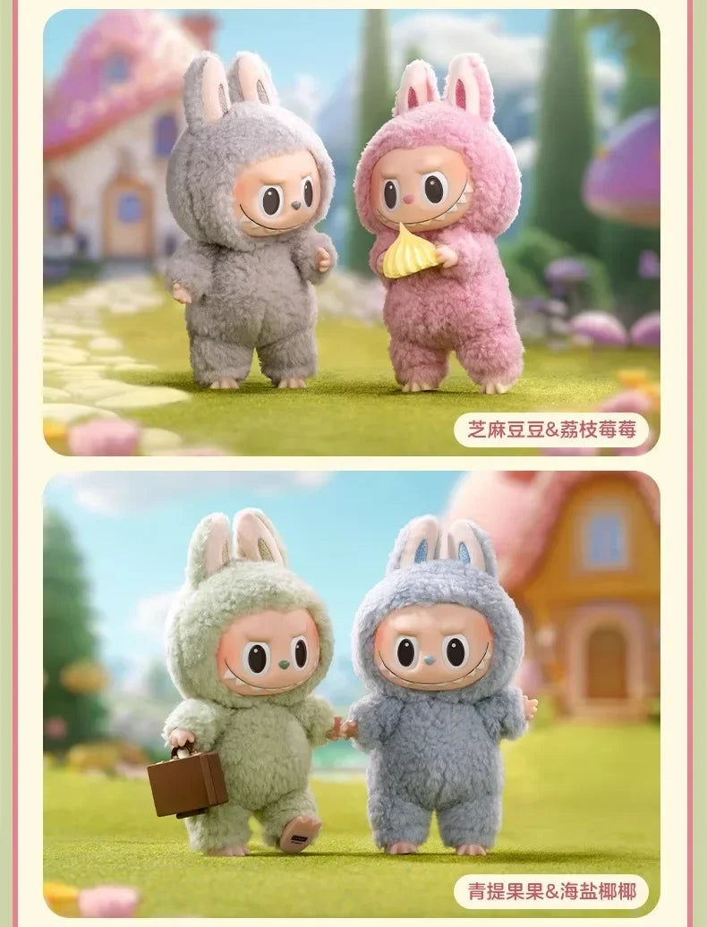 Authentic Labubu Heartbeat Macaron Face Series Blind Box – Handmade Mystery Model Toy, Surprise Gift Collectible
