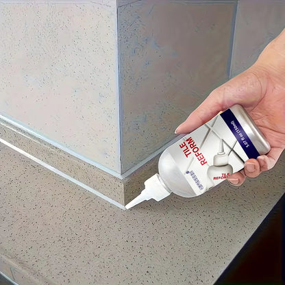 Tile Grout Repair Pen - Waterproof Mildew-Resistant Seam Refinisher for Bathroom, Kitchen, Floors & Walls