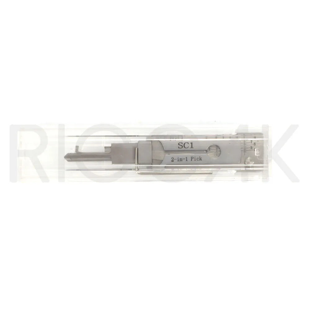 Lishi 2-in-1 Locksmith Tool — SS001, SS002, SS002R Pro, R52, KW1, KW5, SC1, SC4, SC20, M1/MS2, AM5, TE2 for Home & Civil Door Locks