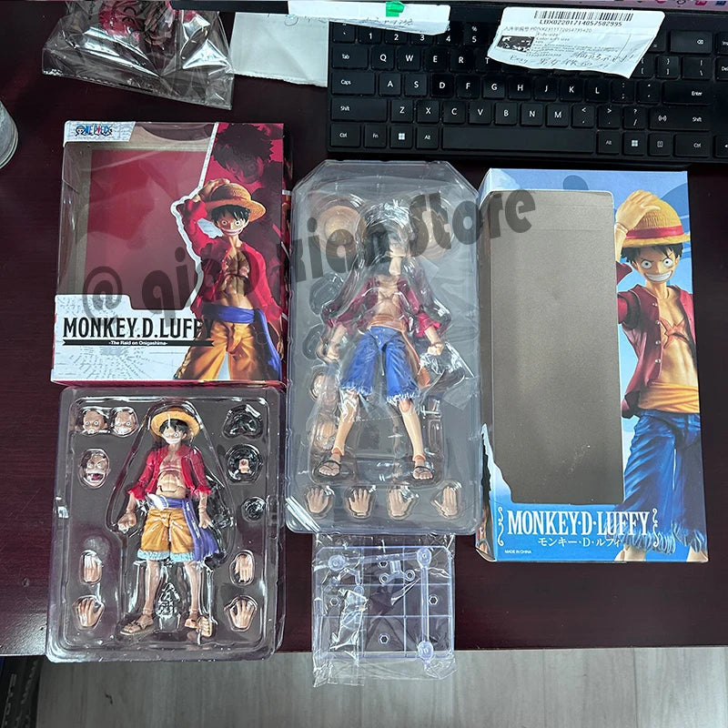 One Piece Action Figures - Luffy, Zoro, Ace Anime Models with Movable Joints for Kids' Birthday Gifts & Collection