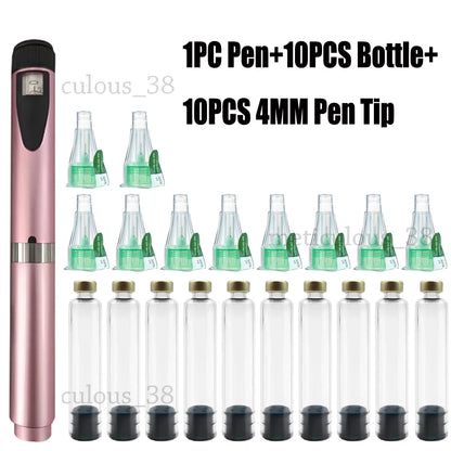 Magic Pen 3ml Empty Cartridge Kit — 4mm Pen Tip Cassette Bottle for Lilly Insulin Pen, Sterile Individual Packaging