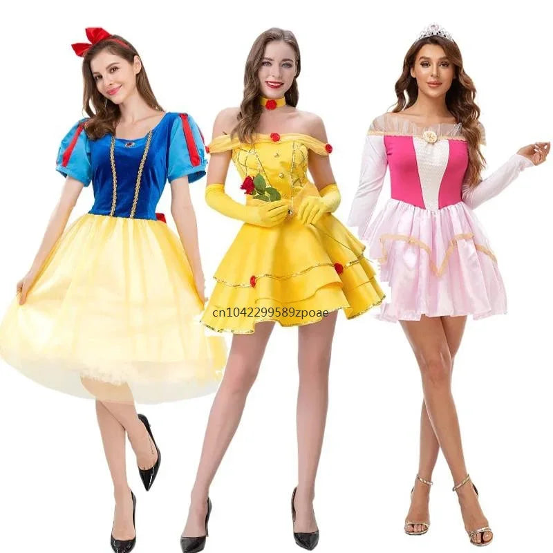 Women's Princess Costume Dress - Halloween, Birthday & Party Ball Gown
