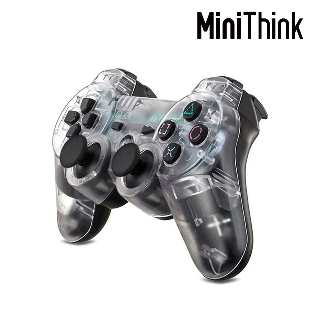 Wireless Transparent Dual Shock Controller for PS3 – Sixaxis Gamepad for Sony PlayStation 3 Console
