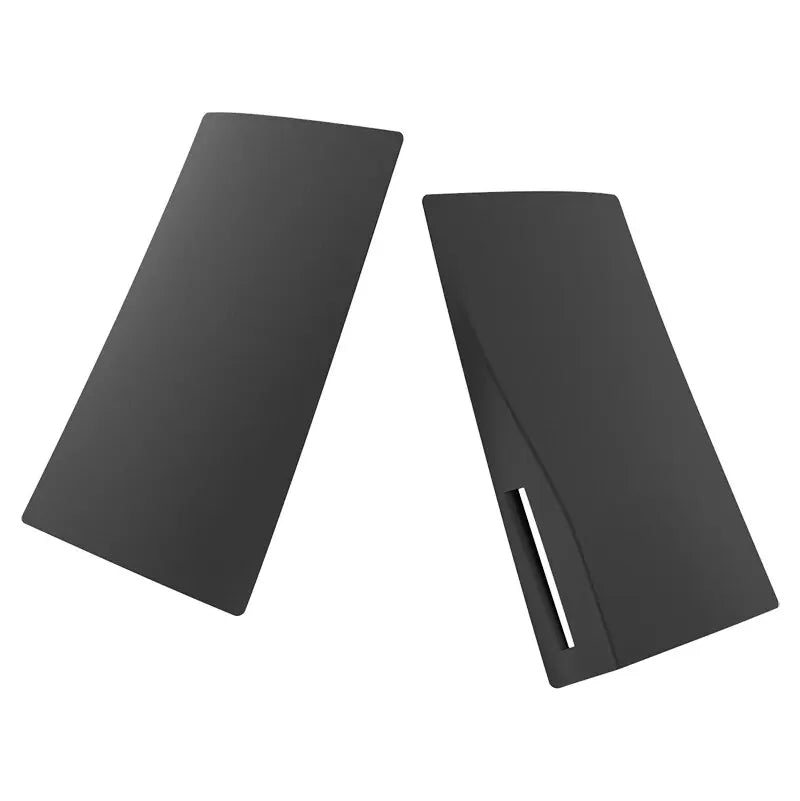 Black Faceplates for PS5 - Gaming Case Cover Accessories, Facade Covering for PlayStation 5 Disc Edition