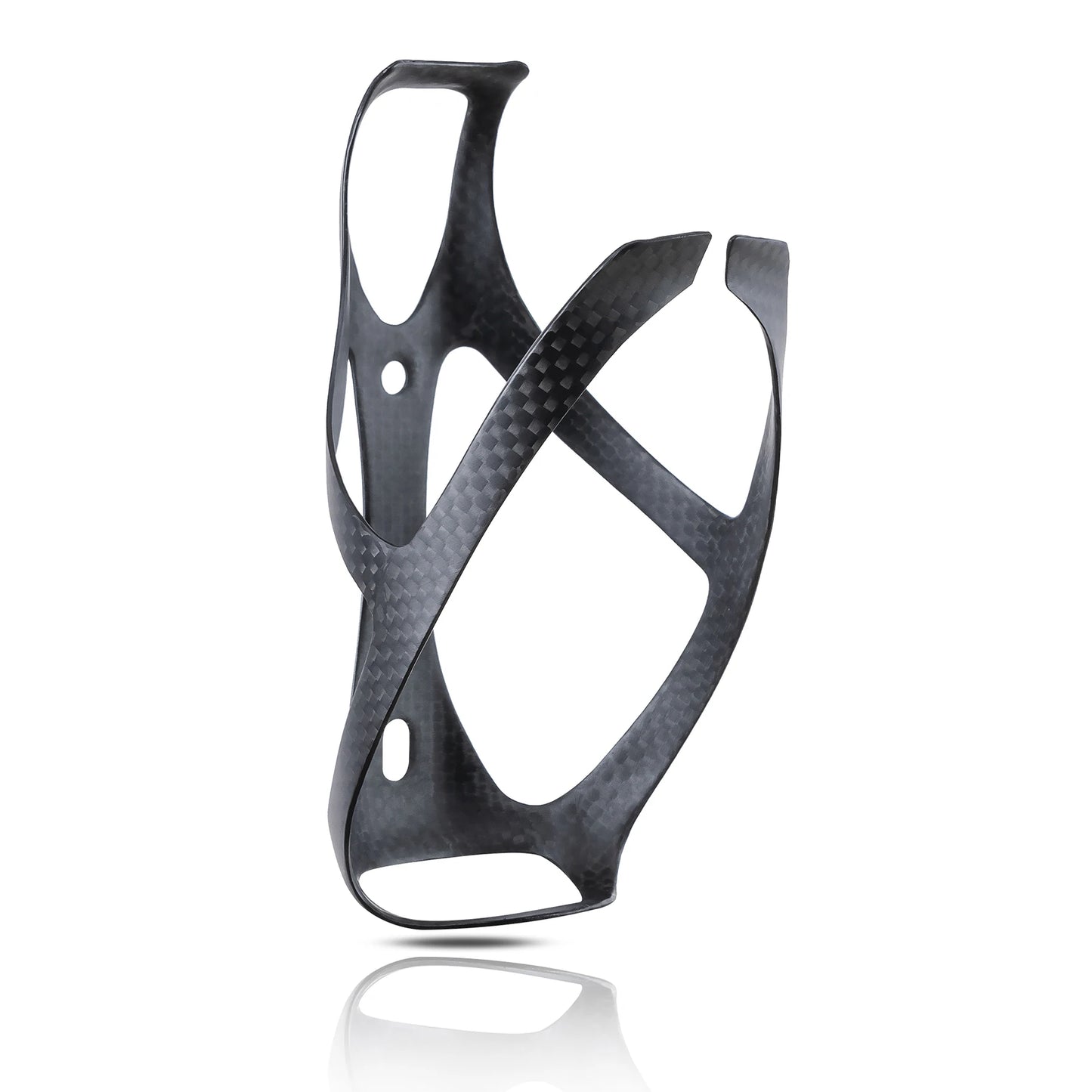 HUALONG 3K Carbon Fiber Bicycle Water Bottle Cage - Ultra-Light Matte Black MTB, Road & Gravel Bike Bottle Holder