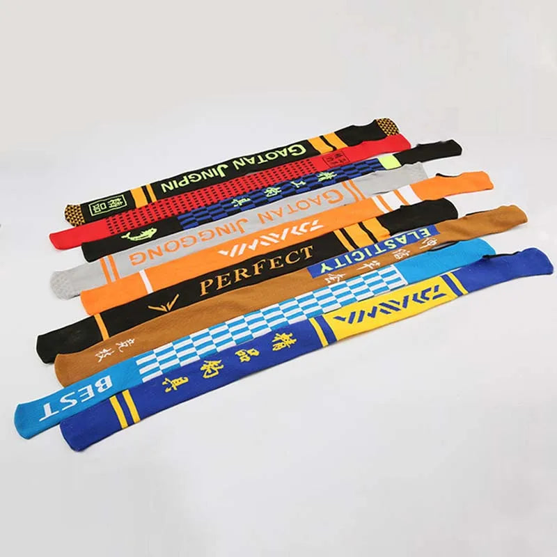 Nylon Fishing Rod Protection Bag — High-Elastic Telescopic Pole Sock, Multicolor Rope Glove Cover for Rods
