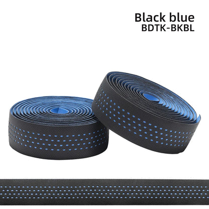 ROCKBROS Bicycle Handlebar Tape – Non-Slip Shock-Absorbing Curved Bar Straps for Road Bikes
