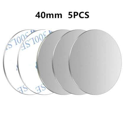 Metal Plate Discs for Magnetic Phone Holder – Round Iron Sheets for Car Mount Accessories (1/3/5 Pack)