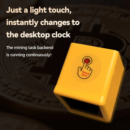 NMMiner ESP32 Bitcoin Solo Miner - Low-Power 1060KH/s Smart TV Mining Device and Desktop Clock Gift for Tech Enthusiasts