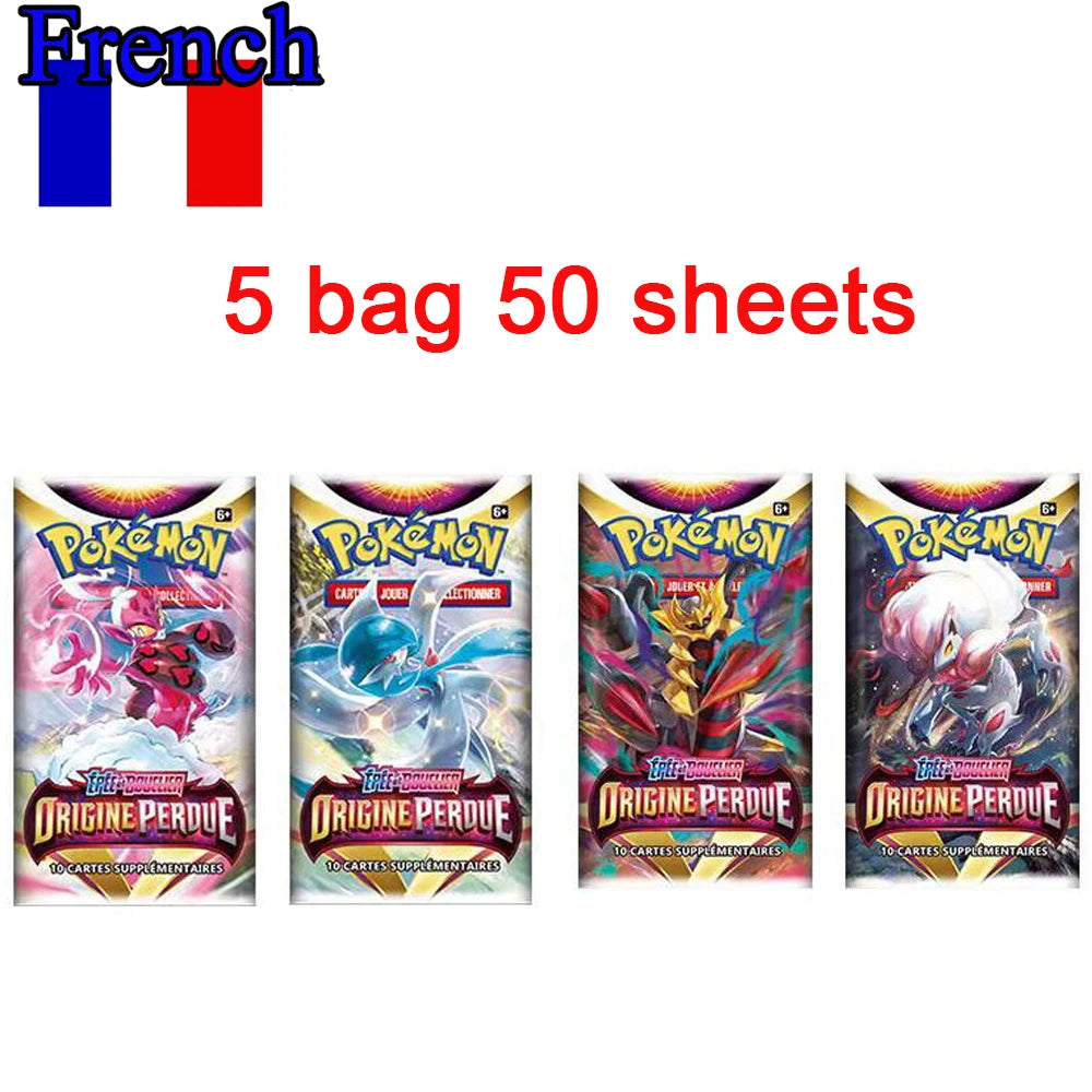 Pokémon Mega Evolution 42-Piece Card Set - Lost Origin Battle Cards, Anime Trading Card Box & Kids’ Collectible Game Toys