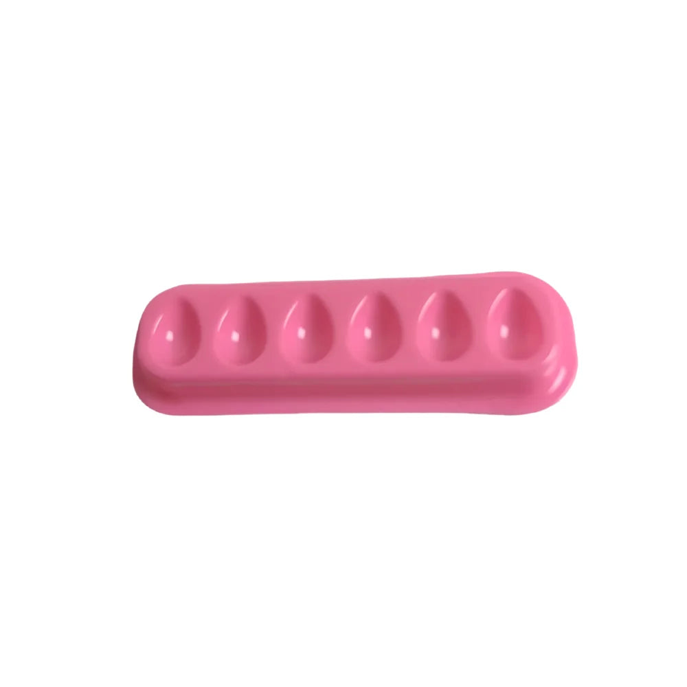 50PCS Eyelash Extension Glue Tray Wells – Self-Adhering Lash Fan Maker, Private Label Available