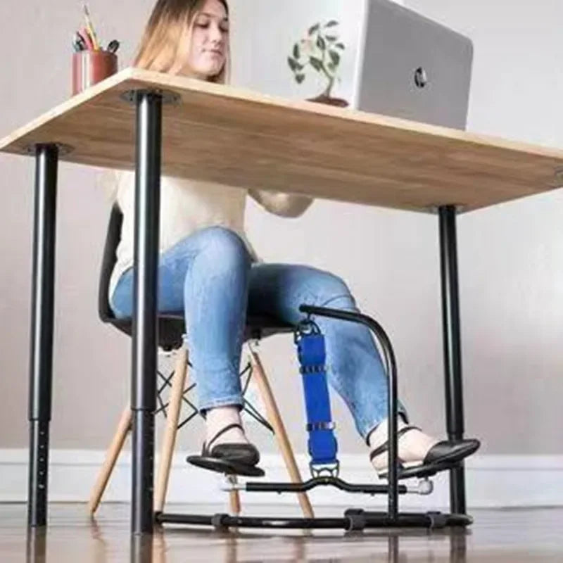 Office Under-Desk Foot Rest - Adjustable Anti-Cross-Leg Step Stool for Sedentary Work & Exercise