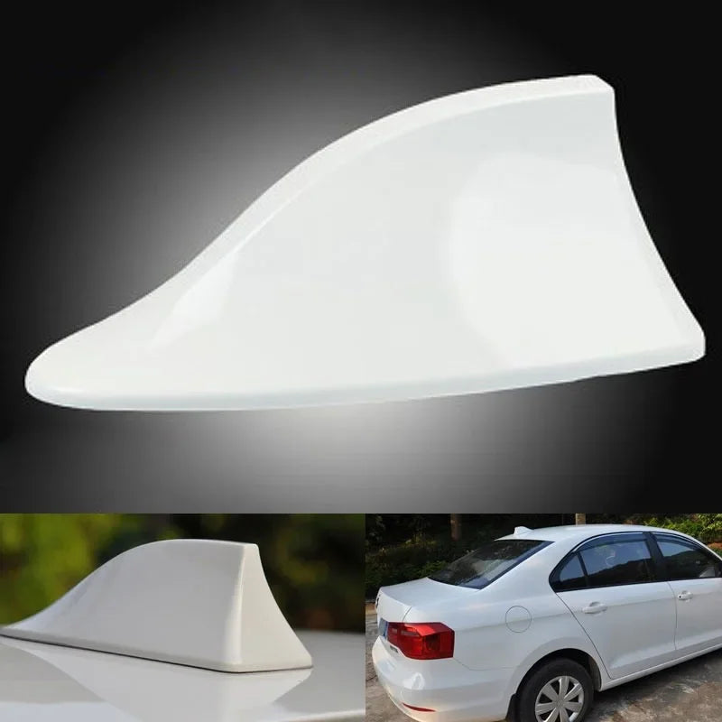 Car Radio Shark Fin Antenna – FM Signal Car Aerial for All Automobiles, Exterior Styling Replacement Part