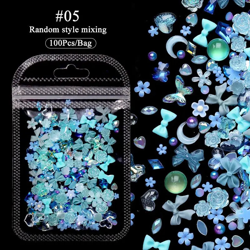 BORN PRETTY 30ML Nail Rhinestone Glue - Gel Adhesive for 3D Nail Charms, Bling Gems & Nail Decoration Supplies