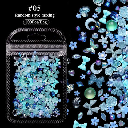 BORN PRETTY 30ML Nail Rhinestone Glue - Gel Adhesive for 3D Nail Charms, Bling Gems & Nail Decoration Supplies