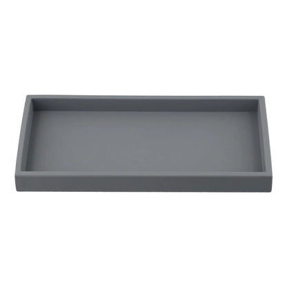 Silicone Bathroom Counter Tray – Vanity Organizer for Soap, Dispensers & Dressing Table Storage