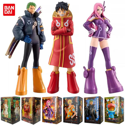 17cm One Piece Luffy PVC Action Figure — Monkey D. Luffy Egg Head Island Anime Collectible Toy, Gift for Kids