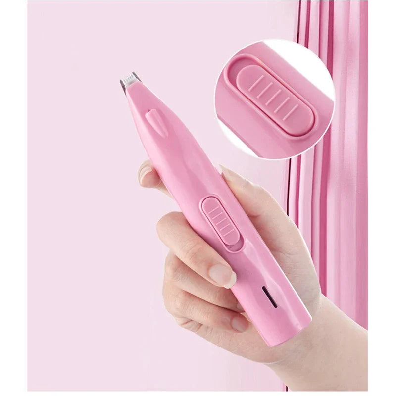 Professional Electric Dog Hair Trimmer: Pet Foot Hair Cutter for Dogs and Cats - Grooming Hairdresser Scissors with Butt and Ear Pedicating Capabilities