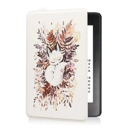 Leather Auto Sleep Case for Kindle Colorsoft Signature Edition (1st Gen, 7") & Paperwhite 12th Gen Protective Cover Funda