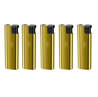 Outdoor Windproof Blue Flame Lighter – Direct Injection Cigarette Lighter for Camping & Smoking Tools (1/50 Pack)