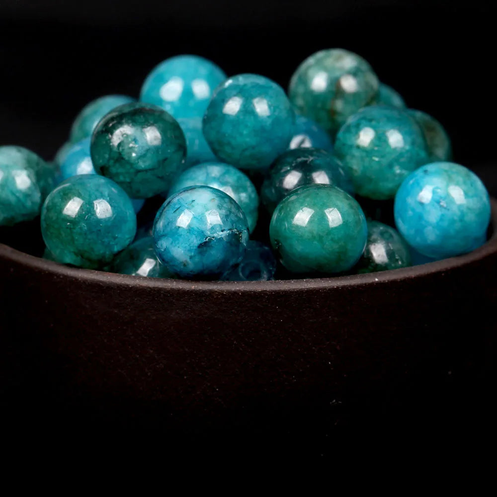 Natural Gemstone Spacer Beads - Tiger Eye, Amazonite, Lava, Turquoise & Agate Loose Beads for DIY Jewelry Bracelets