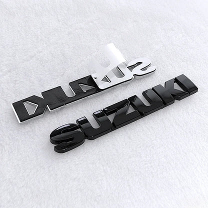 3D ABS Car Rear Badge Sticker – Emblem Decoration for Suzuki Swift, Sport, Jimny, Grand Vitara, Alto, SX4, Alivio & Samurai
