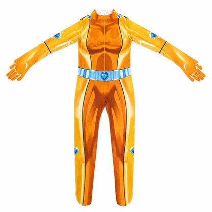 Totally Spies Cosplay Bodysuit - 3D Print Samantha, Clover & Alex Zentai Jumpsuit for Adult Women Halloween Costume