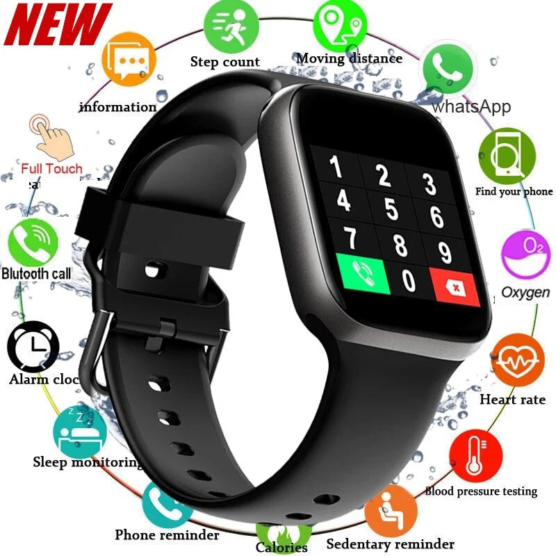116Plus Smartwatch - Full Touch Fitness Watch with Bluetooth & IP67 Waterproof Design