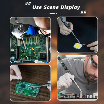 TS101 90W Mini USB Soldering Iron - Digital Adjustable Temperature Electric Solder Station with PD Charger Support