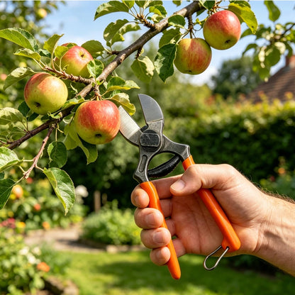 Double-Edged Pruning Shears - Sharp Labor-Saving Garden Branch Cutter for Orchard Trees