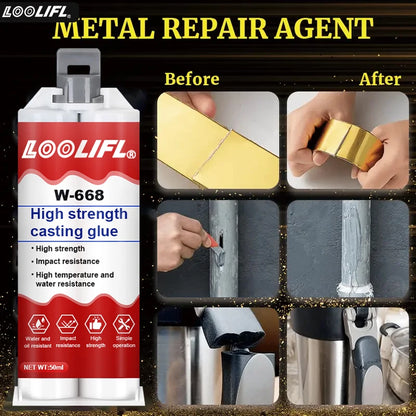 50ml Waterproof Epoxy Welding Adhesive – Strong Bonding Repair Filler for Metal, Plastic, Cement, and Multiple Materials