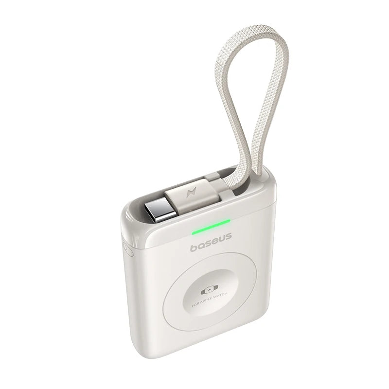 Baseus Magnetic Apple Watch Charger - 5W USB-C Wireless Charging Cable for Watch Series S1-S10, SE, SE2 & Ultra 2