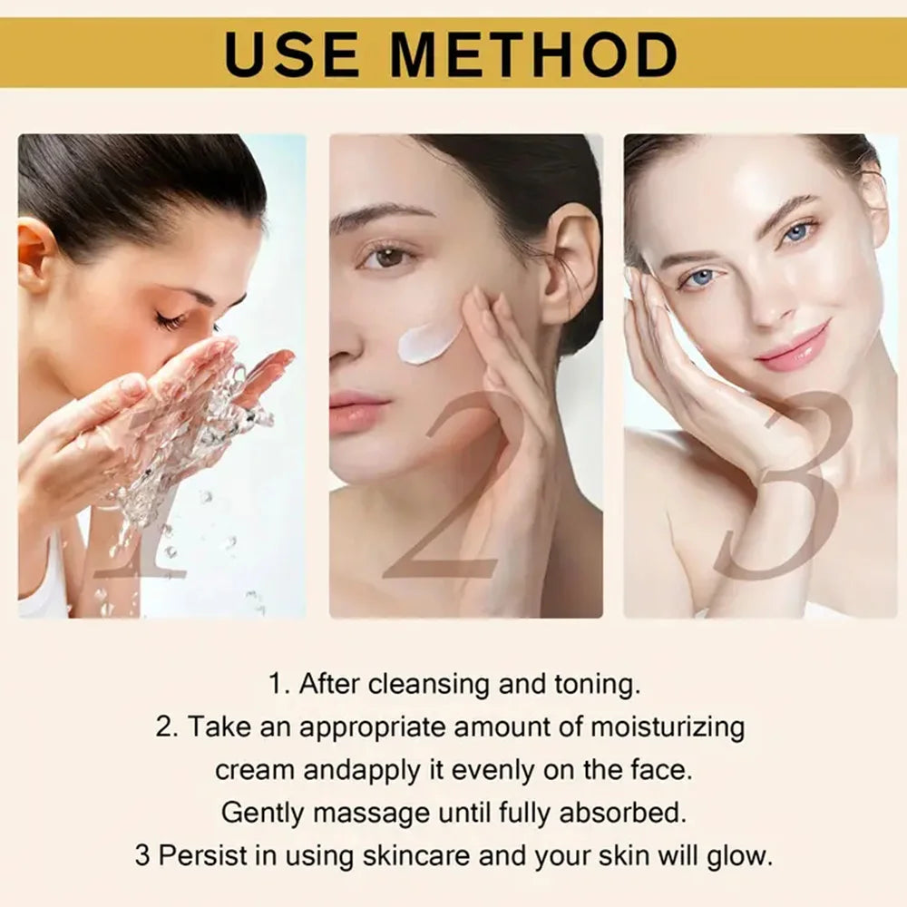 YOUNGCOME Rice Water Face Cream – Hydrating Moisturizer for Dry & Rough Skin, Improves Skin Texture & Smooths Complexion Skincare Cream