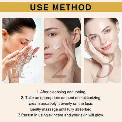 YOUNGCOME Rice Water Face Cream – Hydrating Moisturizer for Dry & Rough Skin, Improves Skin Texture & Smooths Complexion Skincare Cream