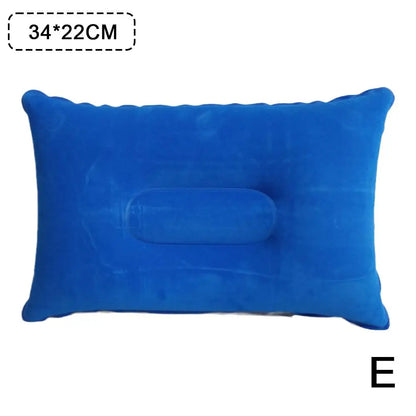Outdoor Portable Travel Sleep Pillow – Inflatable Camping, Picnic, Beach Pillow for Tent, Comfortable Folding Equipment (G6X8)