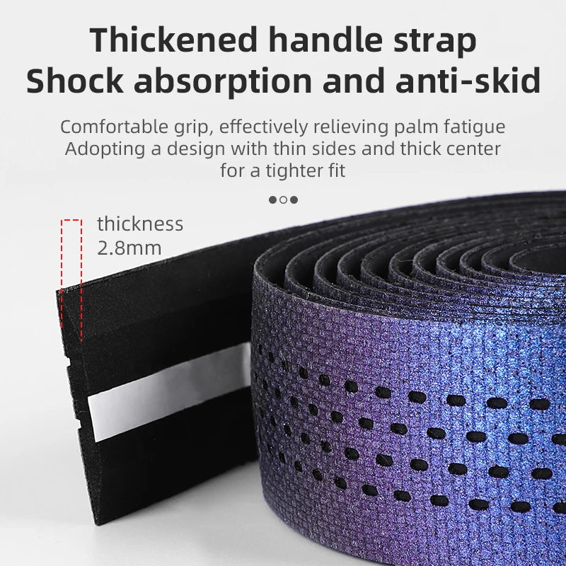 ESLNF Colorful Thickened Anti-Slip Handlebar Tape – Anti-Vibration Comfort Road Bike Bar Wrap
