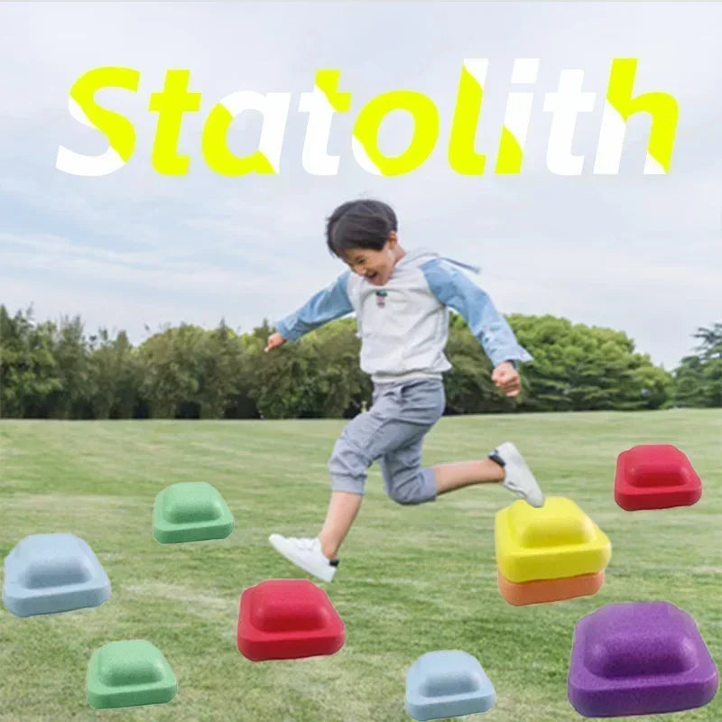 3Pcs Children's Balance Training Foam Tubes – Sensory Stacking Stones for Outdoor Games, Baby Sports Toys Gift