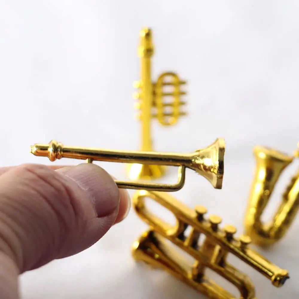 1/12 Miniature Doll Musical Instruments - Piano, Violin, Guitar & More Dollhouse Accessories Collection