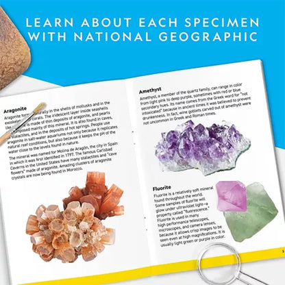STEM Mega Gemstone Dig Kit – Crystal Mining Excavation Toy Set for Kids Educational Science Discovery Gift