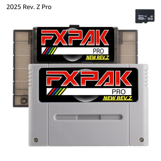 FXPAK Pro SD2 Rev.Z Game Cartridge – 16-Bit SNES/Super Famicom JP/EU/US Console, SA1 RPG Compatible with Cyclone IV