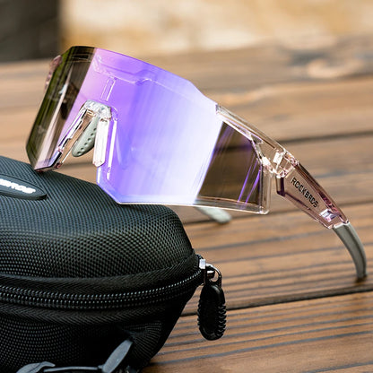 ROCKBROS Cycling Glasses — Photochromic & Polarized Bike Sunglasses for MTB, Road & Outdoor Sports