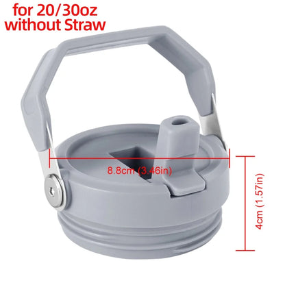 1/2PCS Sealing Bottle Covers for Stanley 20/30/40oz – Spill-Proof Flip Straw Lid Replacement for Tumbler Cups